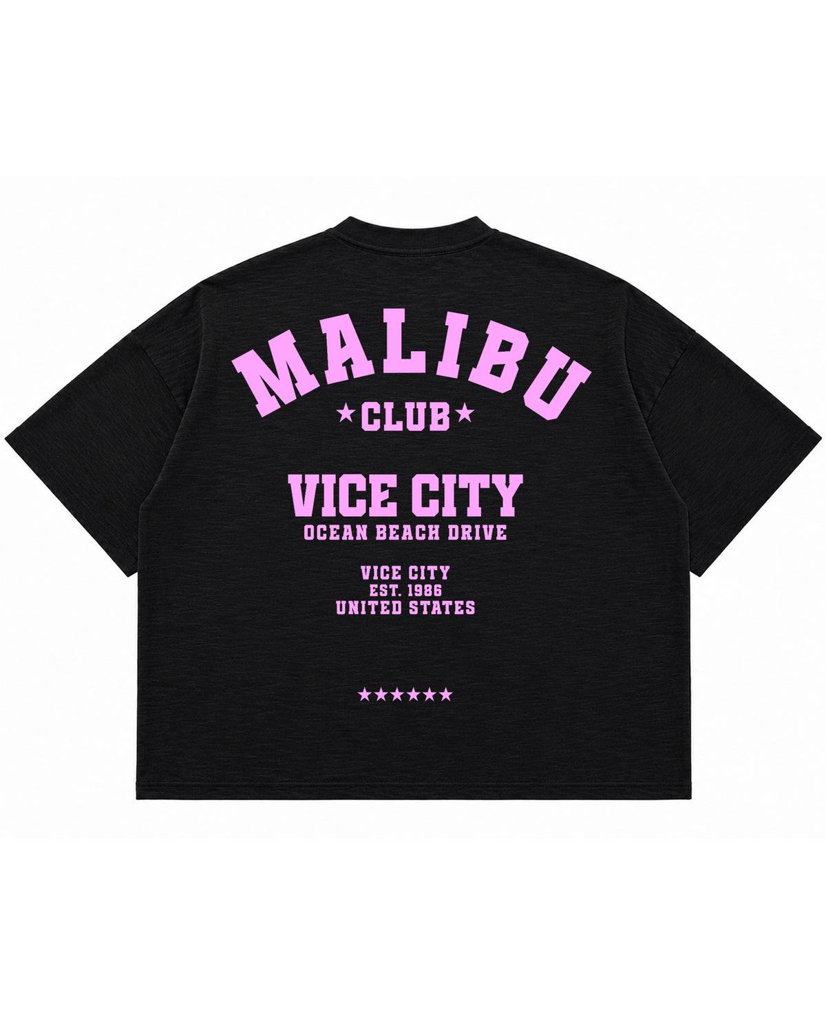 Graphite Boxy Slub tee Back Design