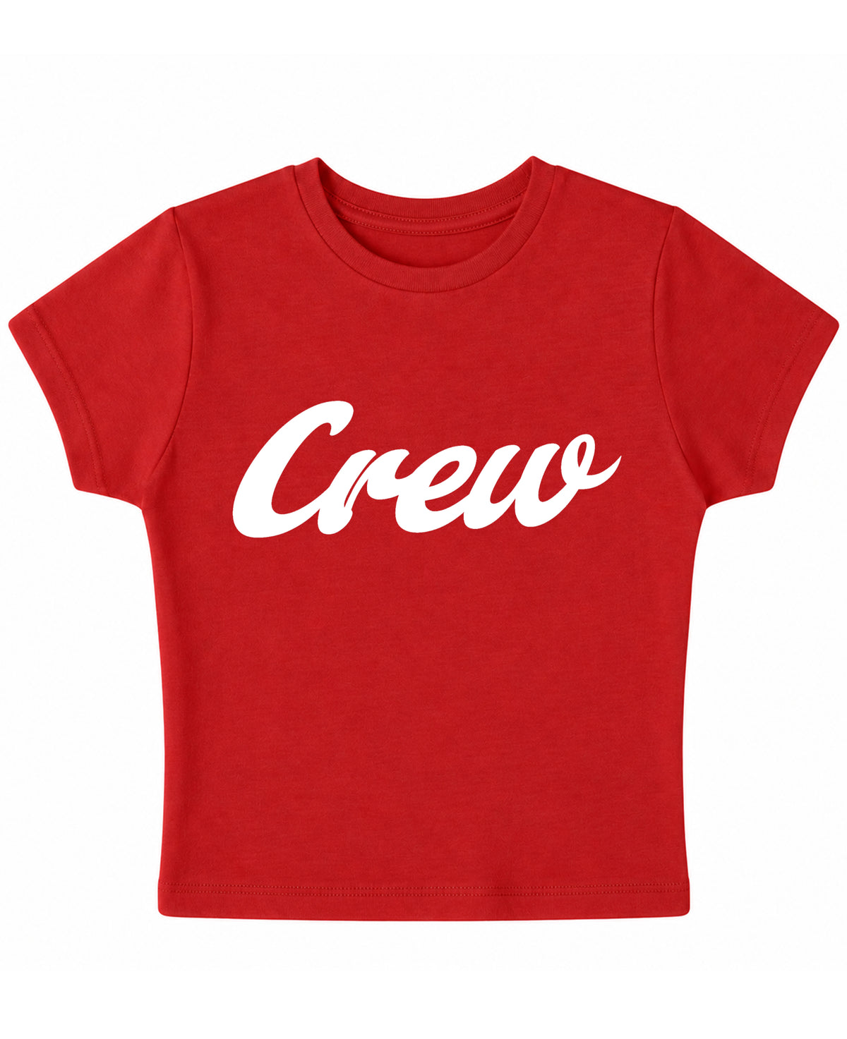 Red Baby Tee Front Design
