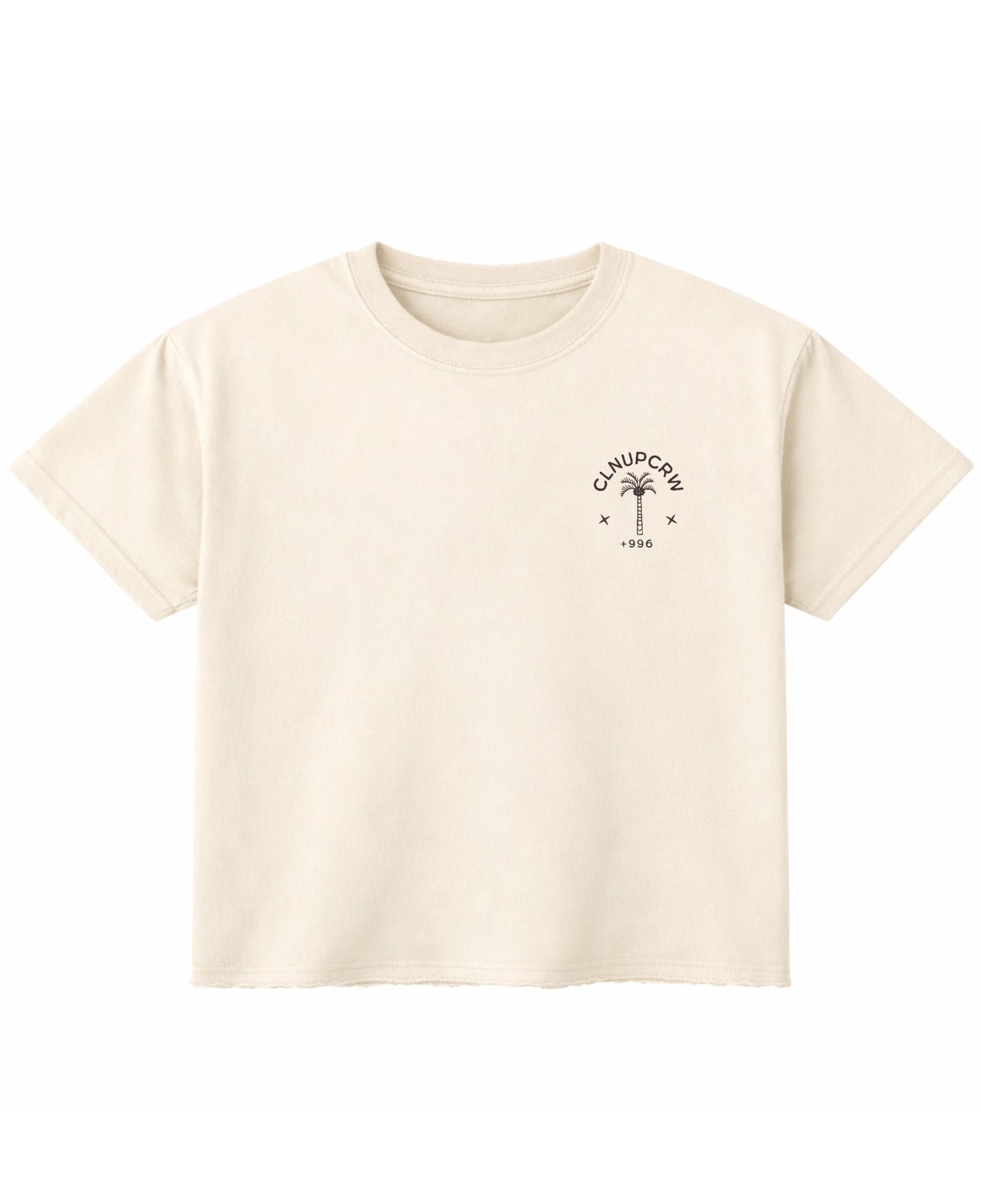 Off White Boxy Fit T-shirt Front Design