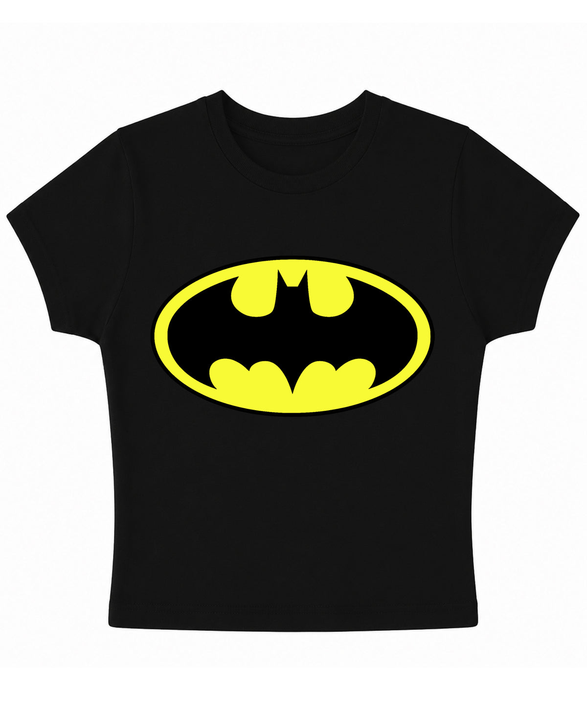 Black Baby Tee Front Design