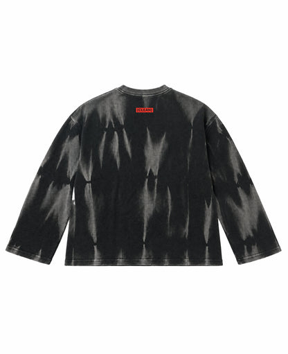 Hammer Wash Waffle Oversized Full-Sleeve Back Design