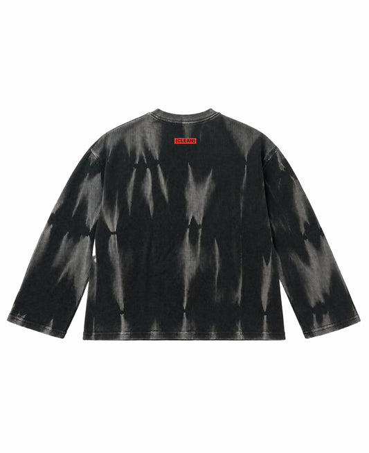 Hammer Wash Waffle Oversized Full-Sleeve Back Design