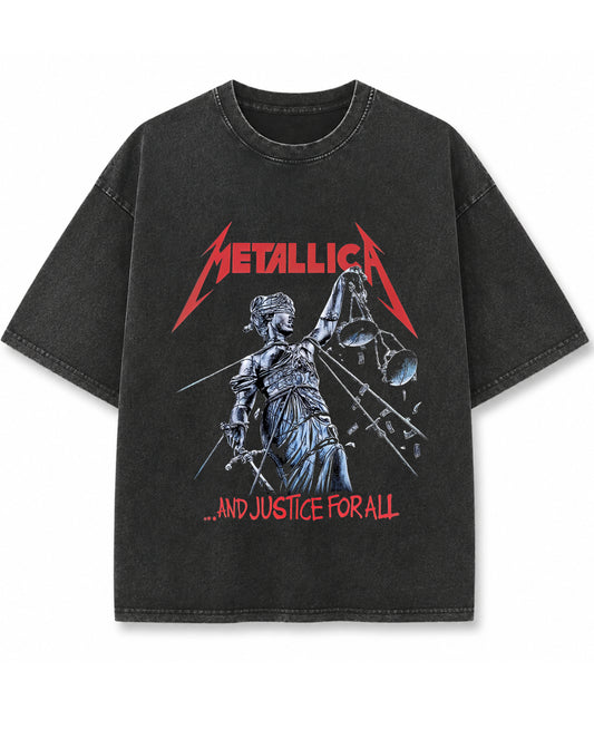 Vintage Fade Wash Oversized T-shirt Front Design