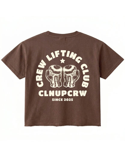 Brown Boxy Fit T-shirt Back Design