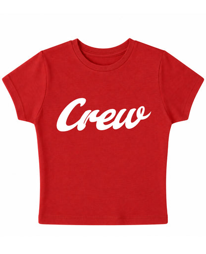 Red Baby Tee Front Design