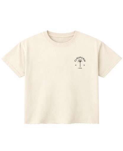 Off White Boxy Fit T-shirt Front Design