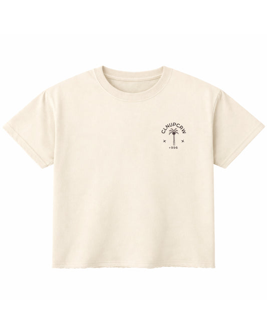Off White Boxy Fit T-shirt Front Design