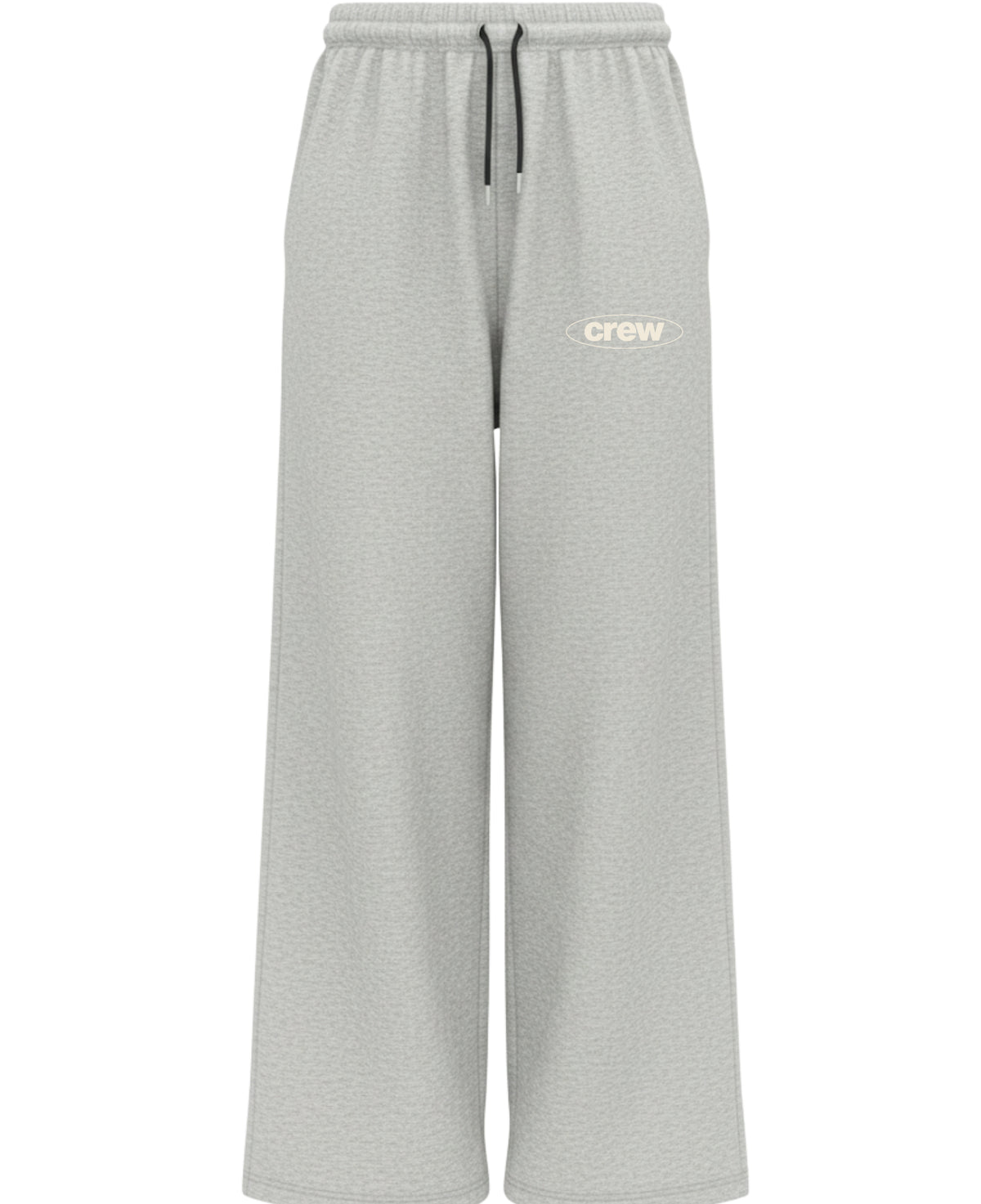 Grey Baggy Fit Sweatpants Front Design