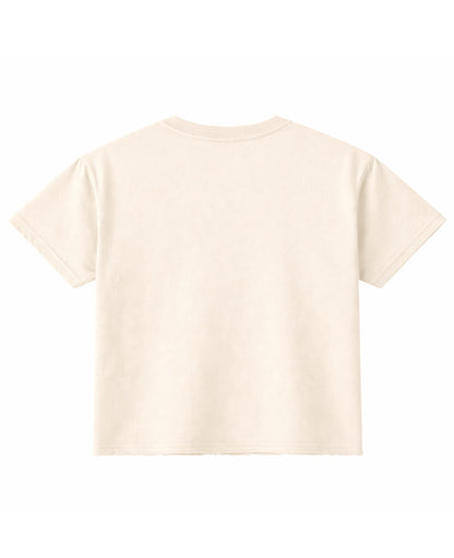 Off White Boxy Fit T-shirt Back Design
